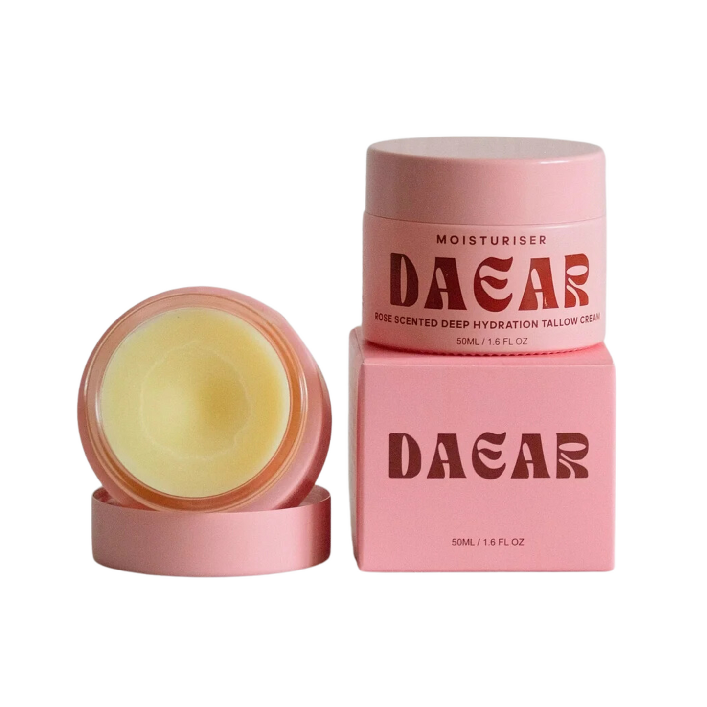 Daear Tallow Balm Face Cream Rose - 50ml