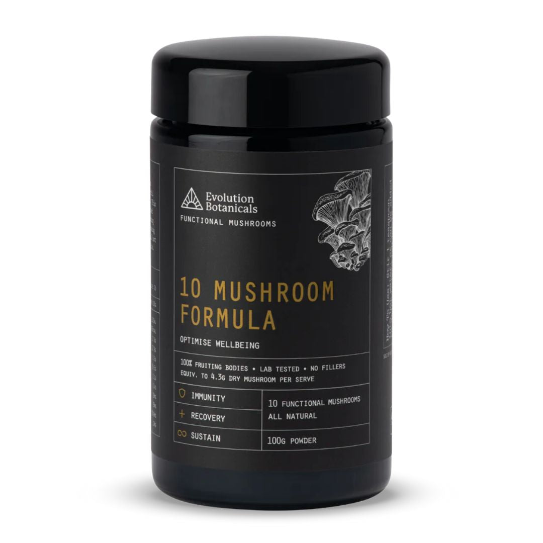 10 Mushroom Formula Optimise Wellbeing 100g