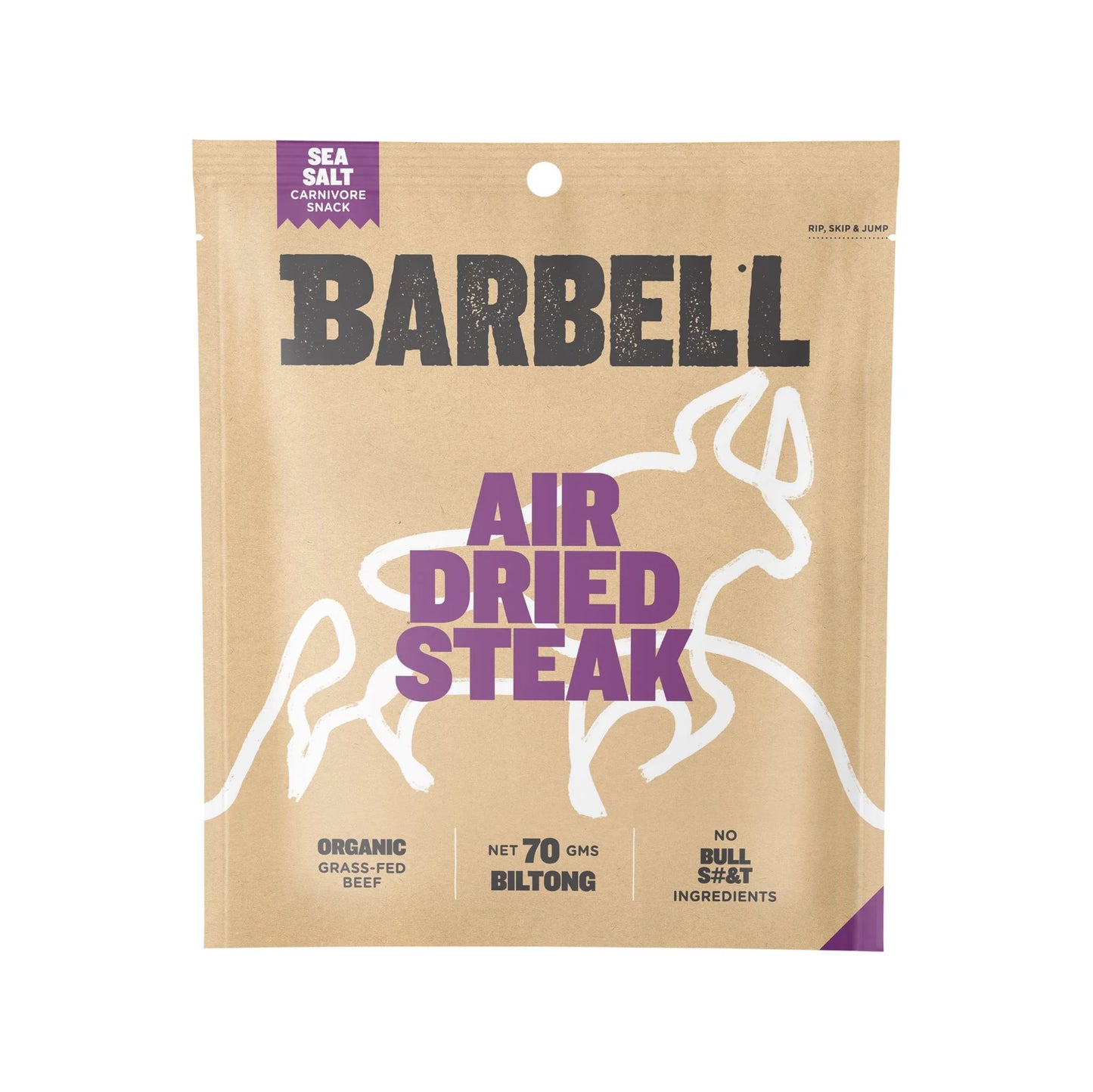 Air Dried Steak - Sea salt Biltong (2 sizes to choose from)