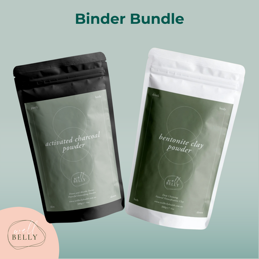 Binder Bundle - Bentonite Clay + Activated Charcoal
