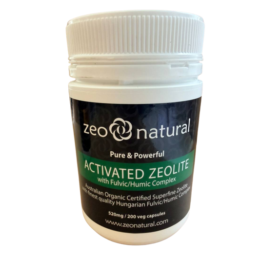 Australian Zeolite Powder Capsules with Fulvic Humic Complex