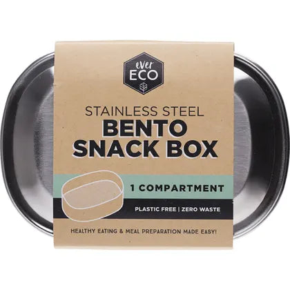 Stainless Steel Bento Snack Box 580ml (1 or 2 Compartment available)