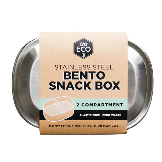 Stainless Steel Bento Snack Box 580ml (1 or 2 Compartment available)