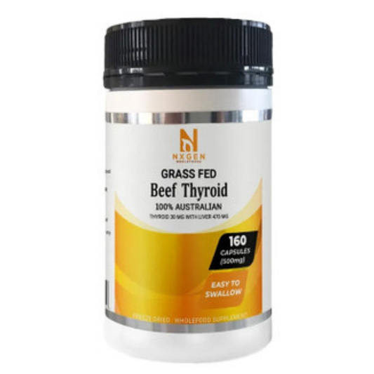Grass Fed Beef Thyroid Capsules 500mg *160 Count